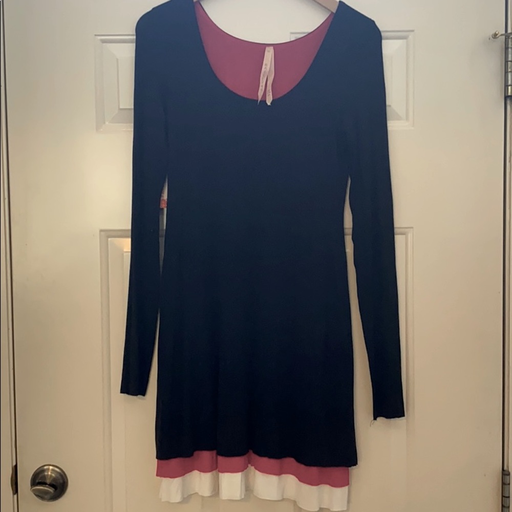 Bailey 44 NWT Black Tiered Dresz